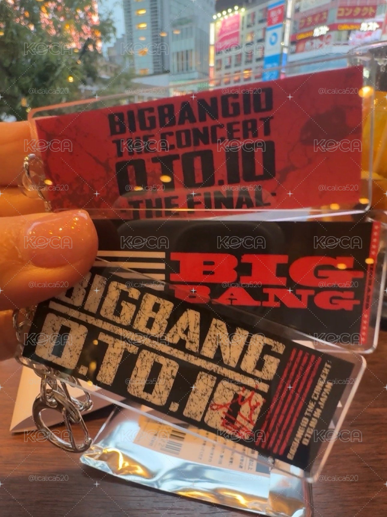 BIGBANG 2026 GOODS 鑰匙圈 壓克力毛巾造型鑰匙圈