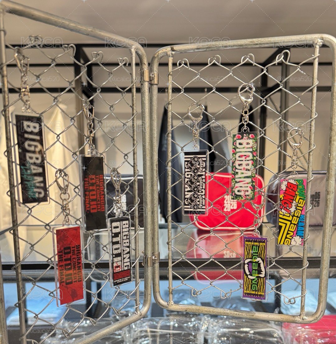 BIGBANG 2026 GOODS 鑰匙圈 壓克力毛巾造型鑰匙圈