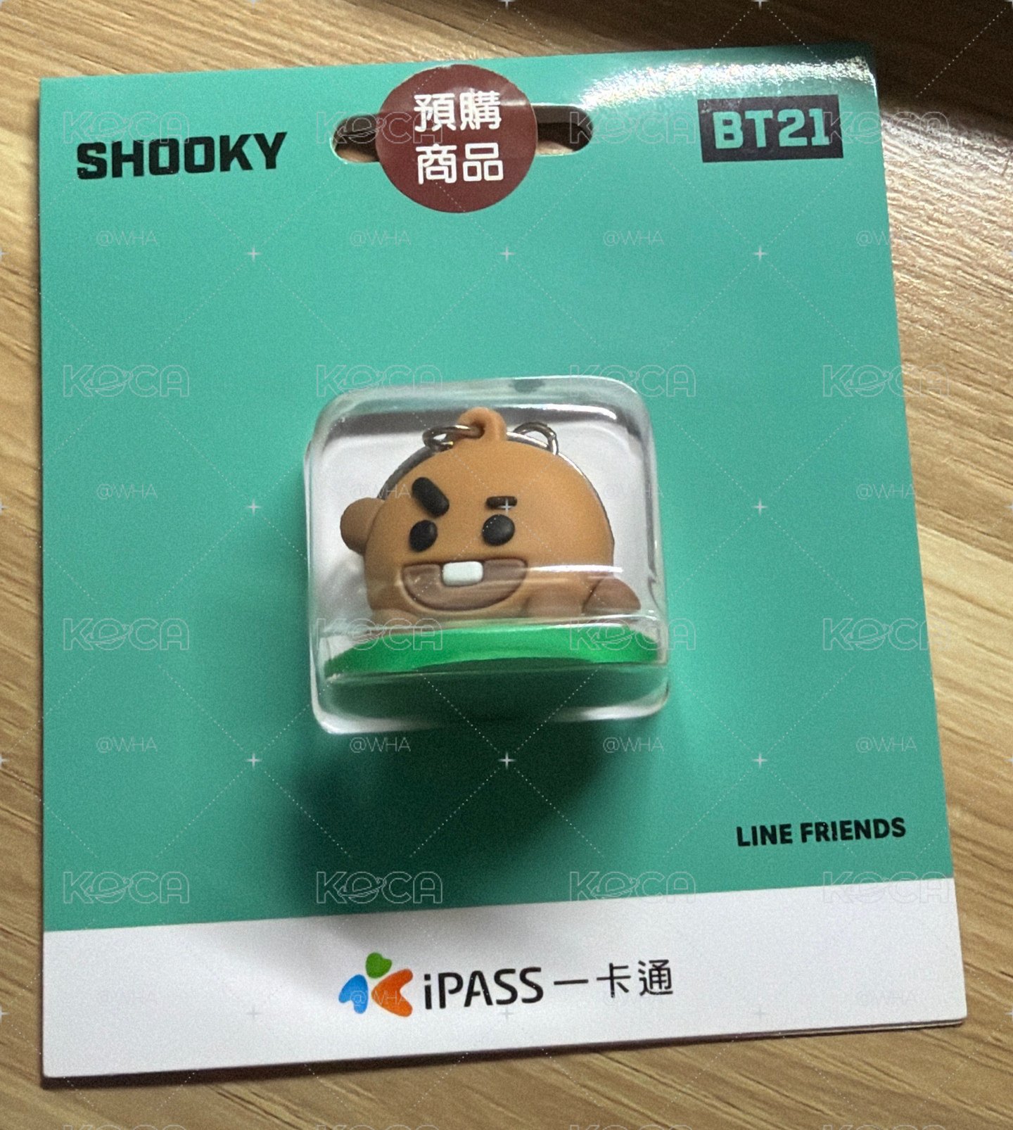 BT21 交通卡 Shooky 立體造型 一卡通