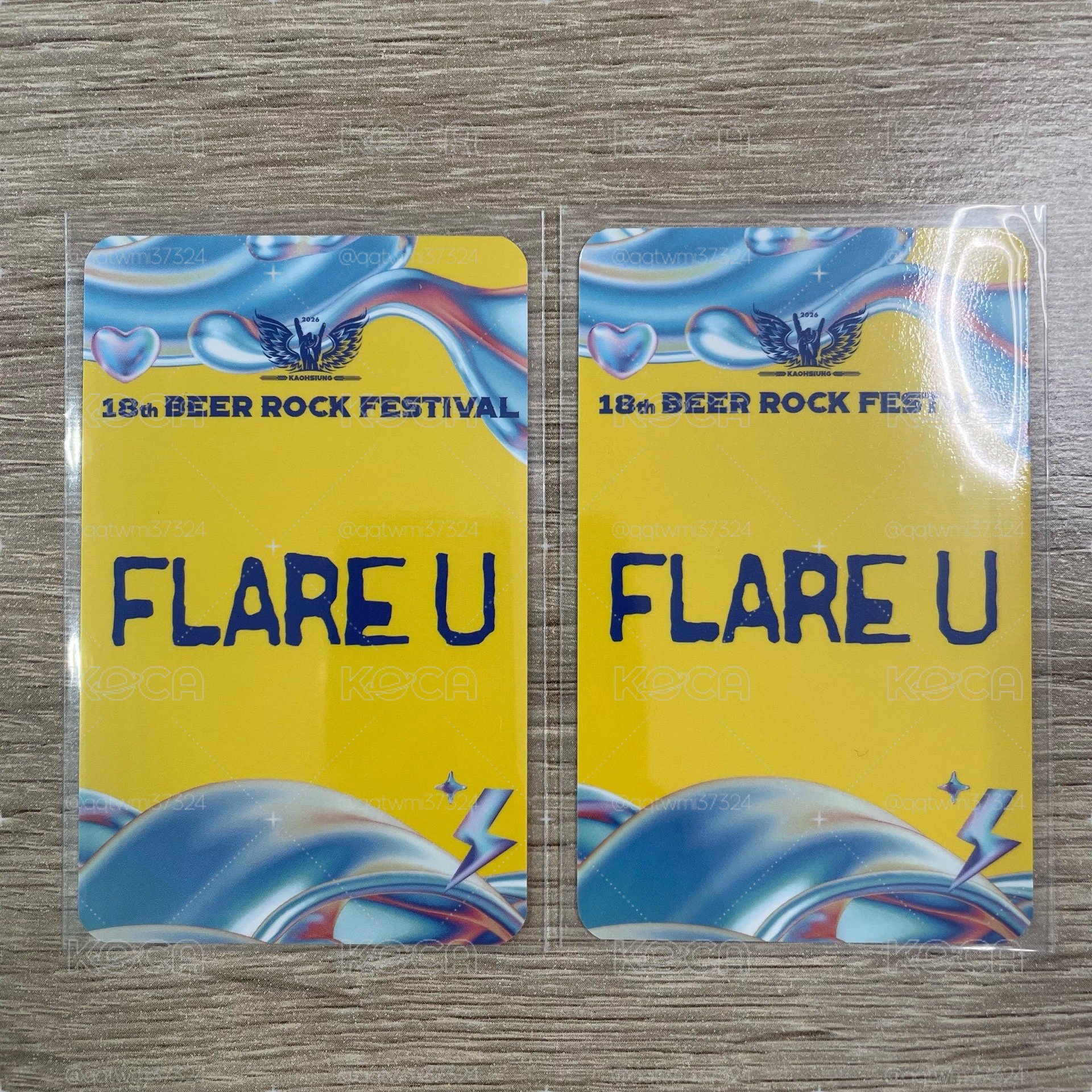 現貨 FLAREU啤酒節入場卡 兩張/套