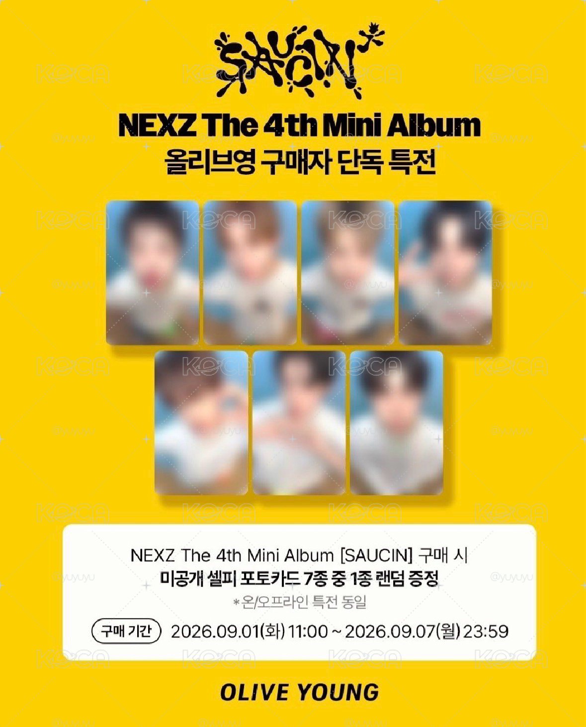 NEXZ SAUCIN OY幸運卡