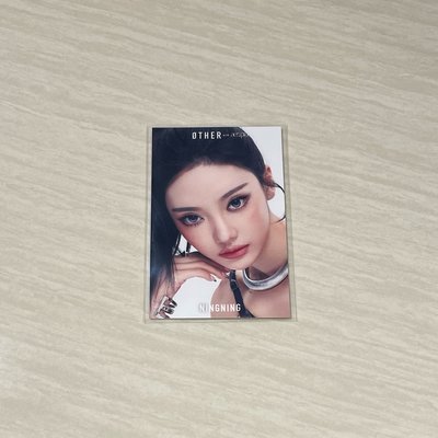 aespa 寧 ØTHER 美瞳 代言卡 貼紙寧