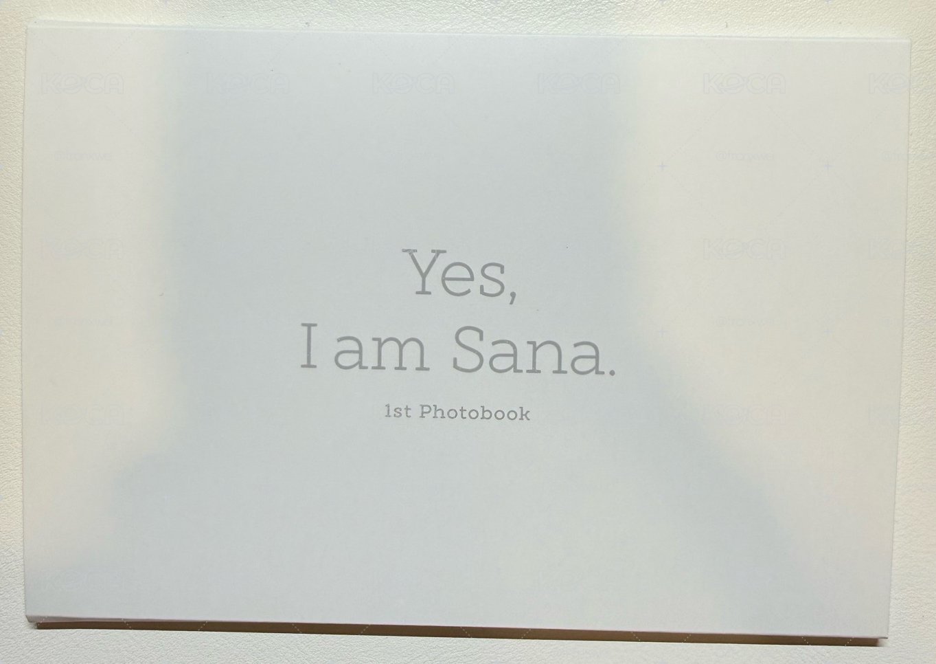 Yes I am Sana White & Black ver. 寫真集 紗寫真全套
