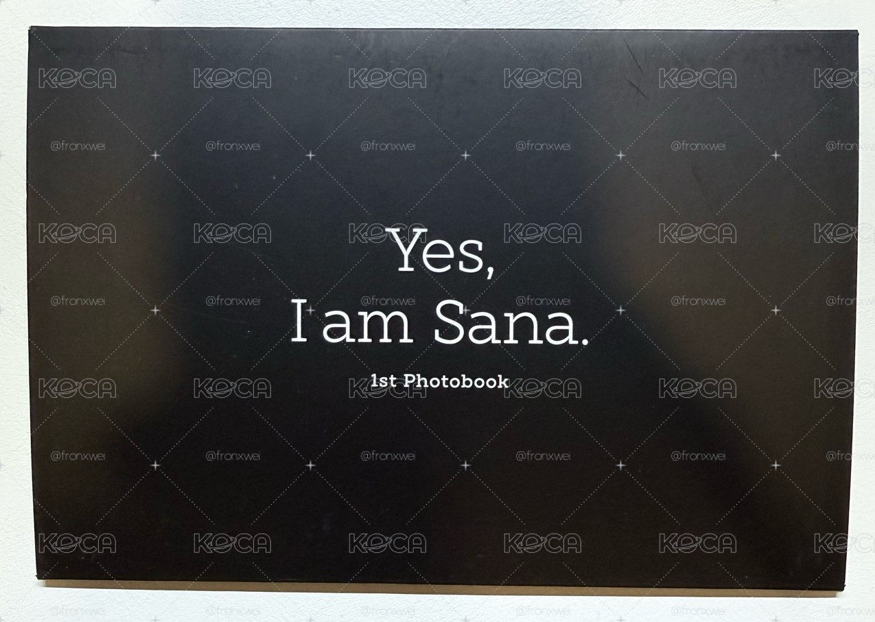 Yes I am Sana White & Black ver. 寫真集 紗寫真全套