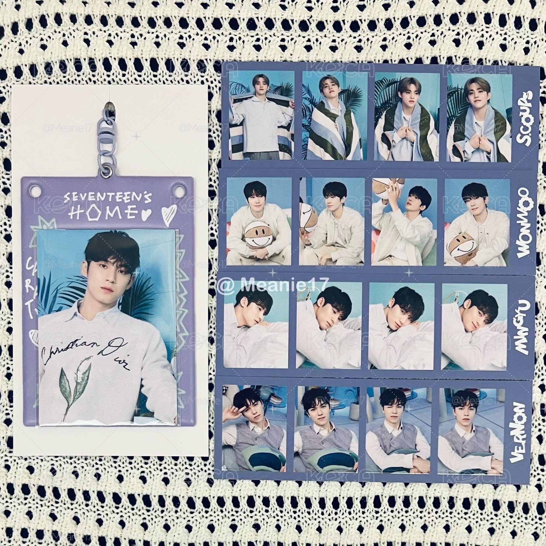 SEVENTEEN｜24 HOME 🇯🇵｜金玟奎卡套｜HIPHOP Team 人生四格卡