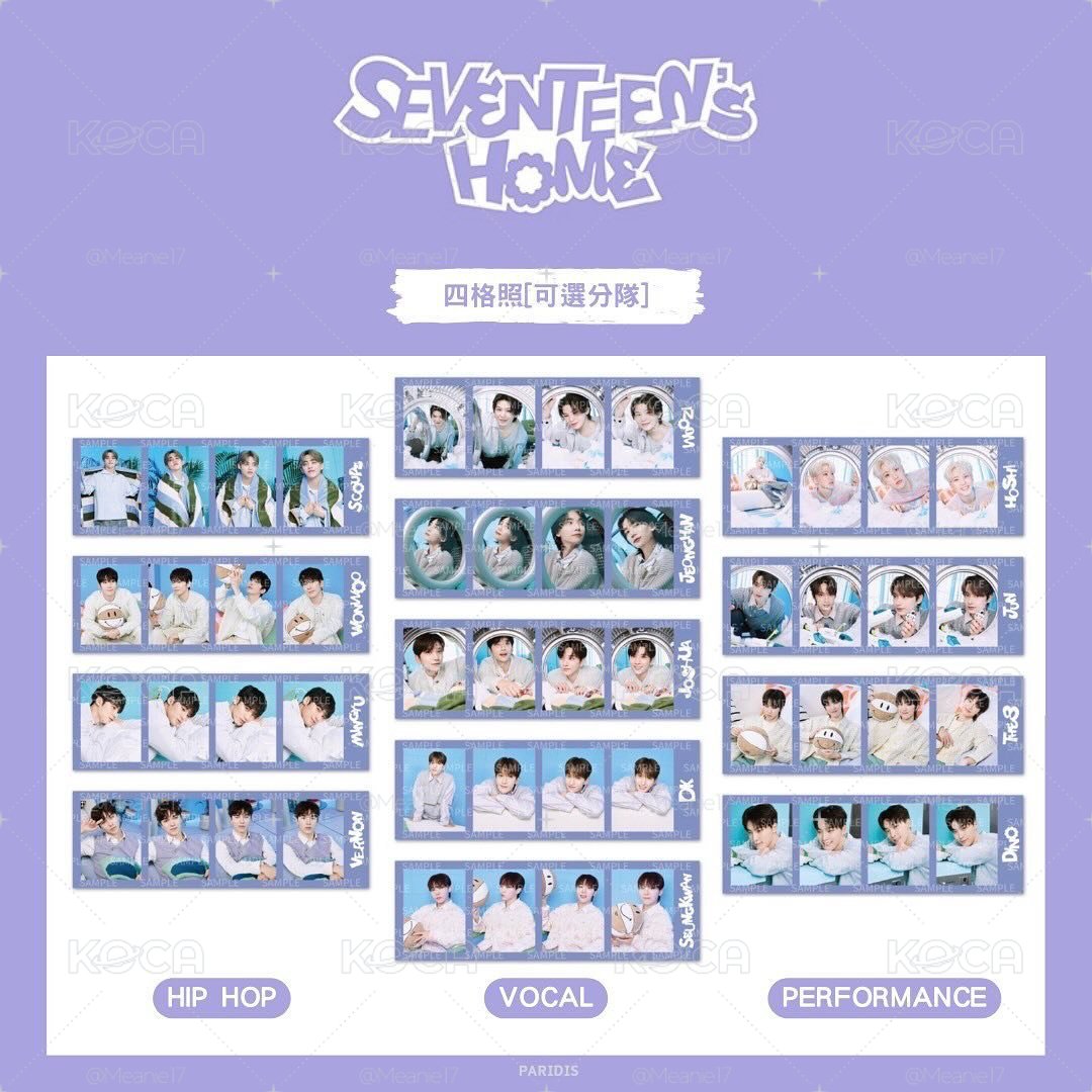 SEVENTEEN｜24 HOME 🇯🇵｜金玟奎卡套｜HIPHOP Team 人生四格卡