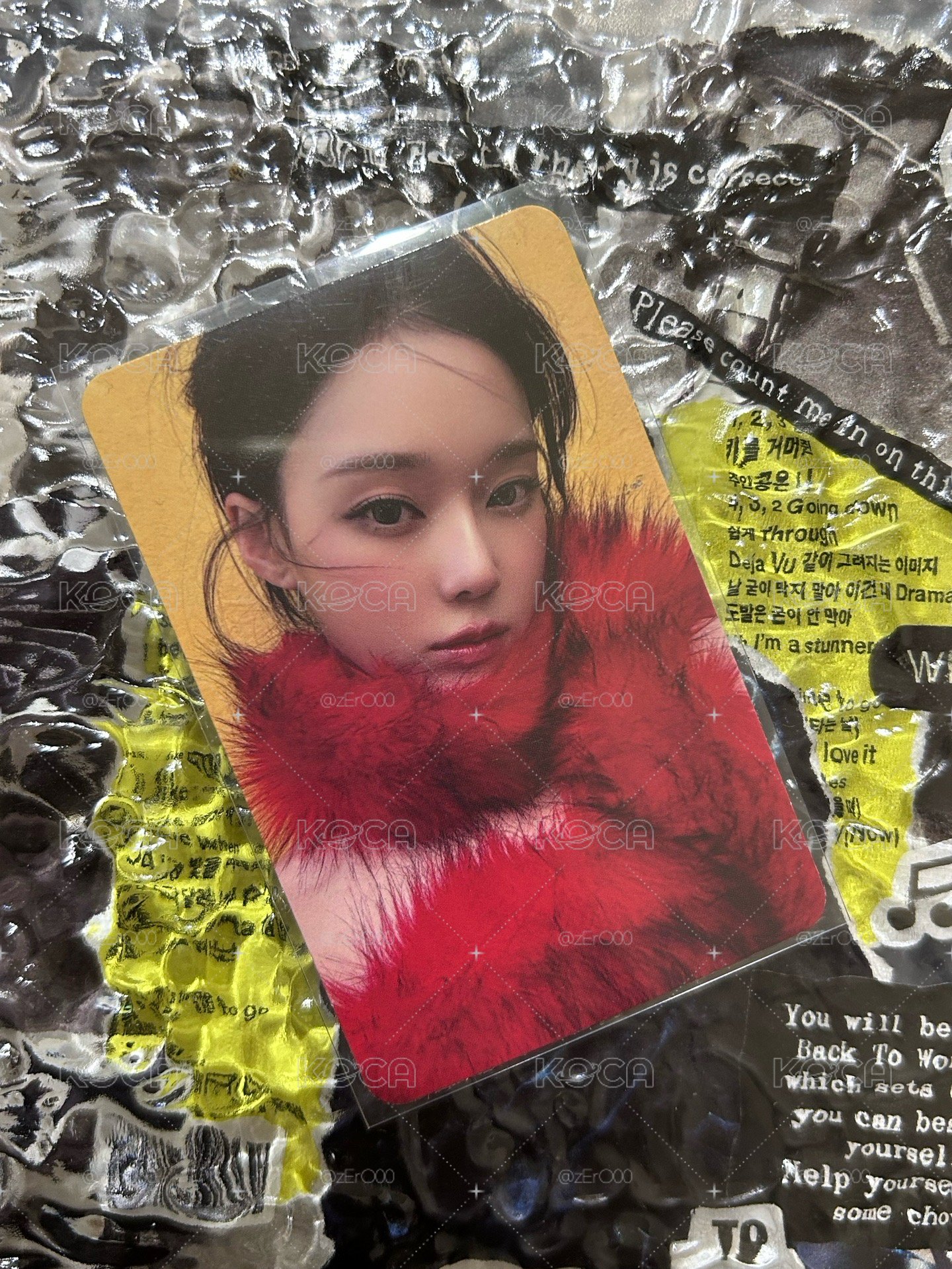 aespa Winter Rich man冬專卡