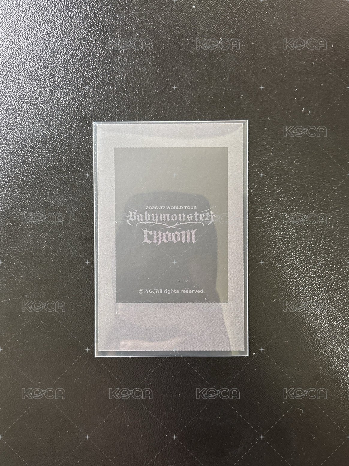 2026-27世巡 yg 拍立得套組 周邊卡 -拍立得