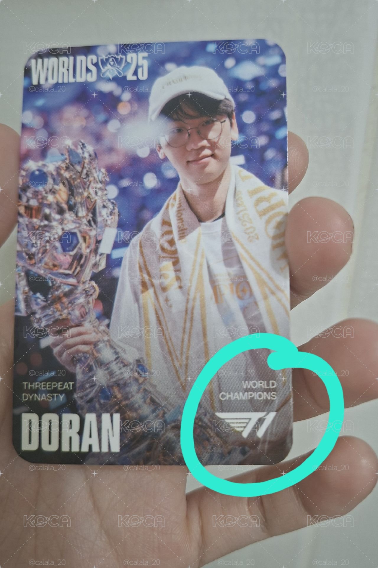 Doran｜2025奪冠卡🐿
