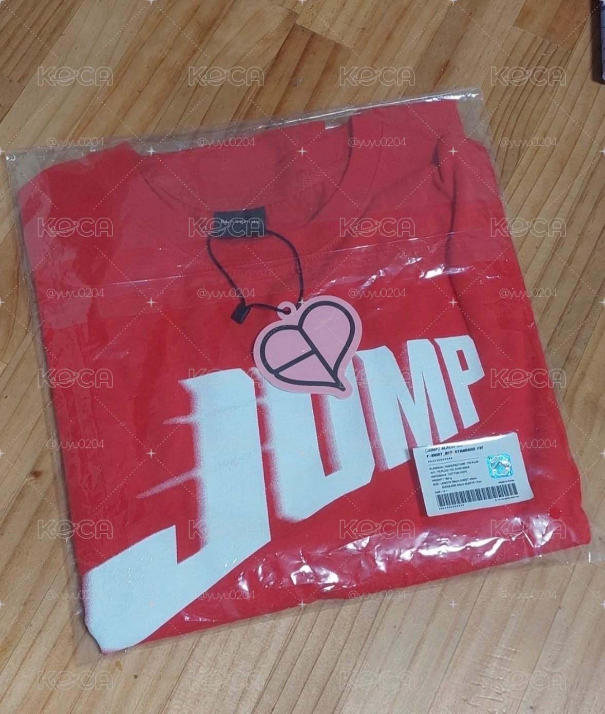 JUMP周邊衣服（Jisoo款