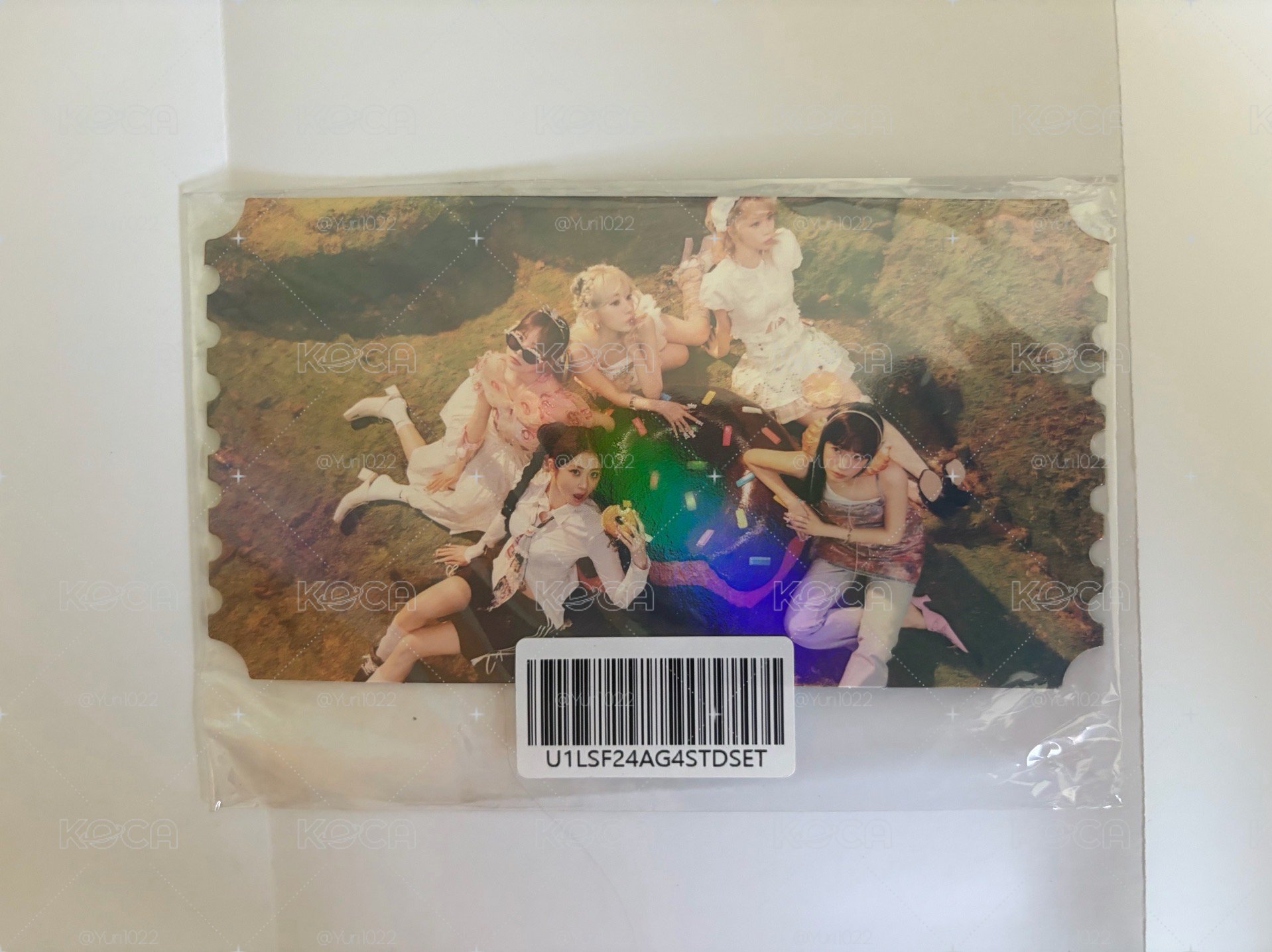 LE SSERAFIM CRAZY wvs 特典卡 閃卡 票卡