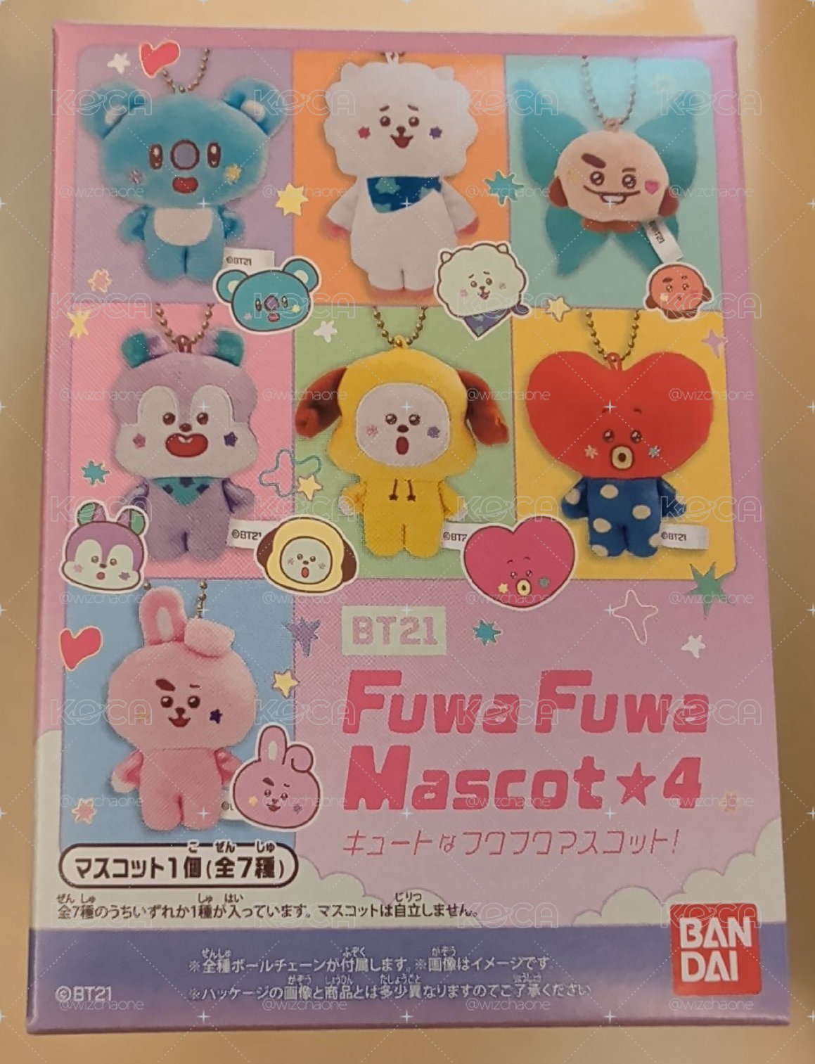 bt21 fuwa4 未拆盲盒