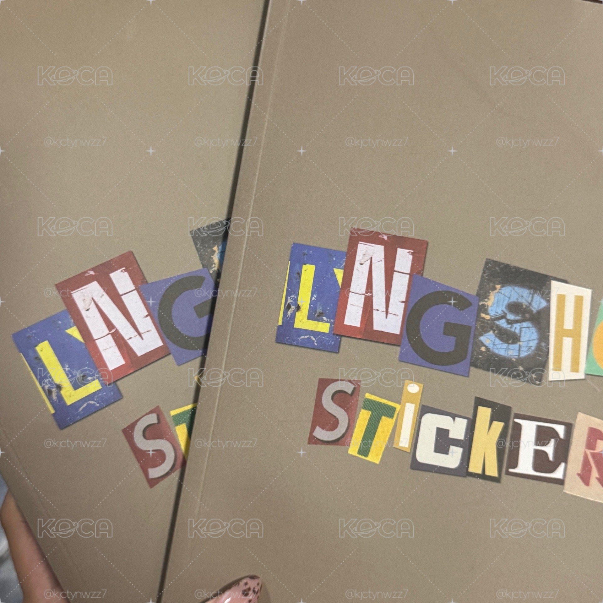 貼紙書/雜誌金栗個人封