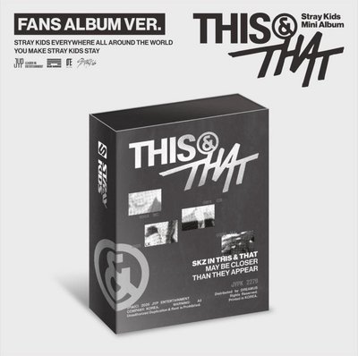 非現貨 SKZ THIS & THAT FANS 電子專 預計9月底到貨