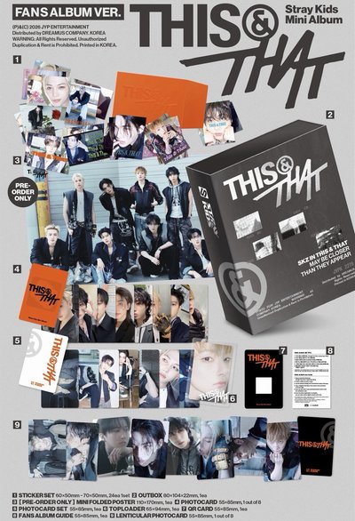 非現貨 SKZ THIS & THAT FANS 電子專 預計9月底到貨