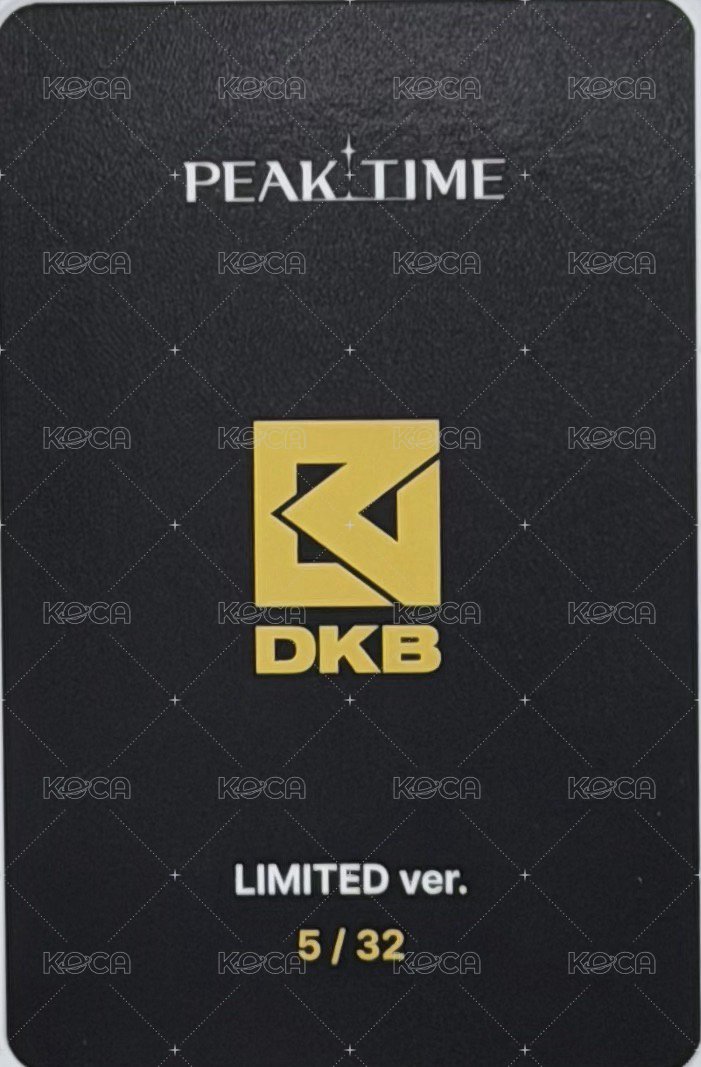 PEAKTIME 隨機卡  背面