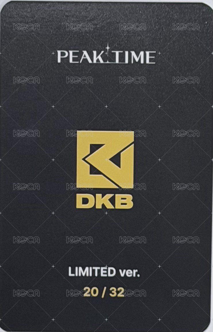 PEAKTIME 隨機卡  背面
