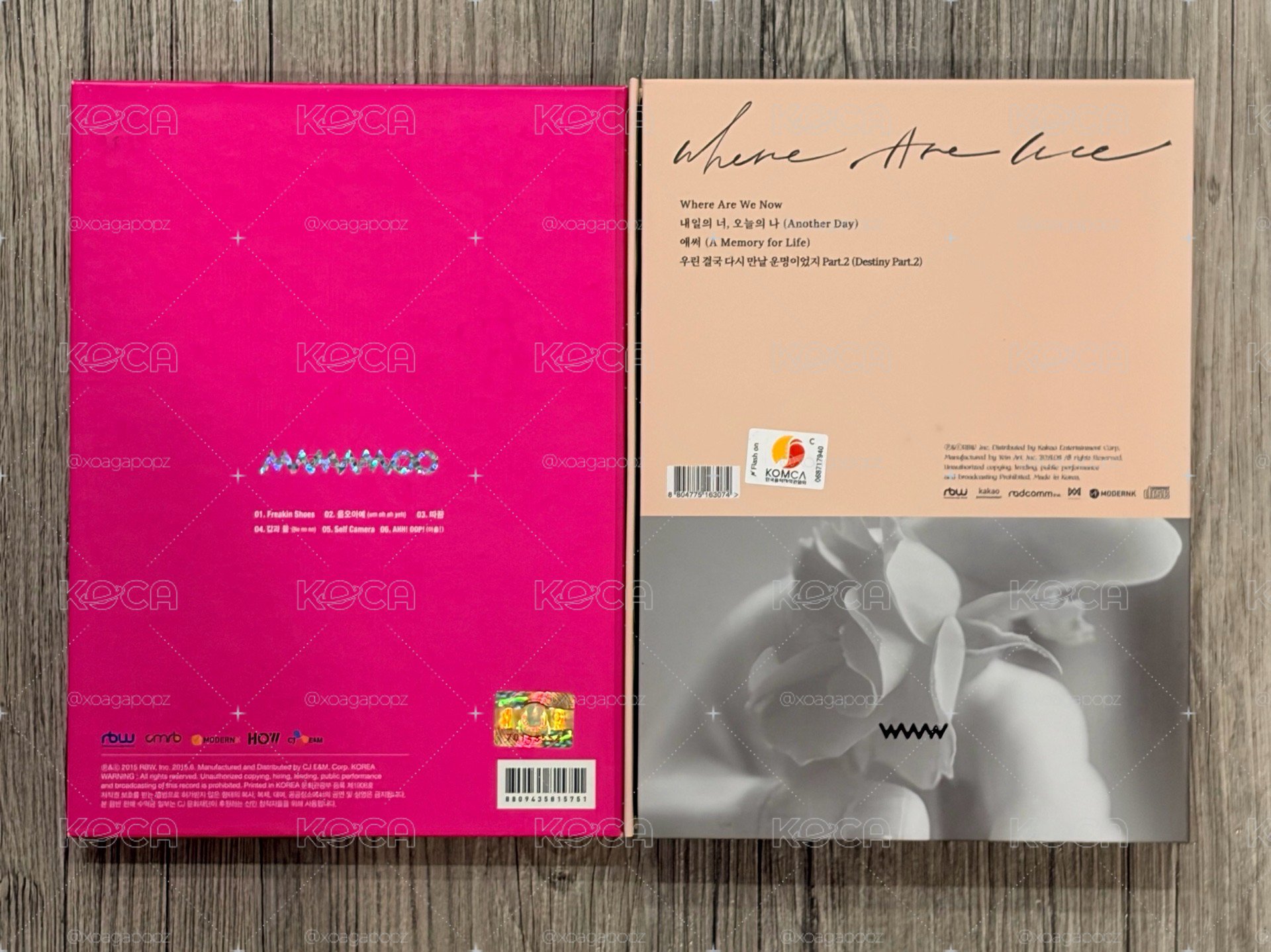 MAMAMOO Pink Funky+WAW空專