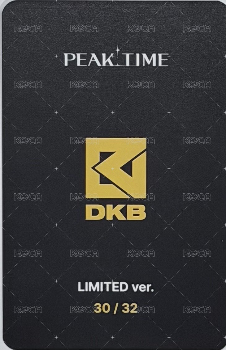 PEAKTIME 隨機卡  背面