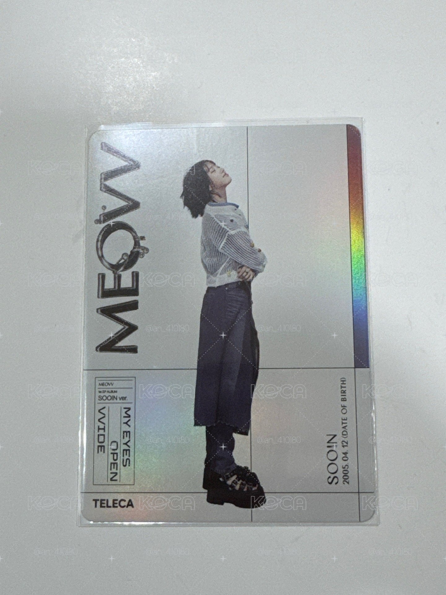 MEOVV SOOIN收藏卡