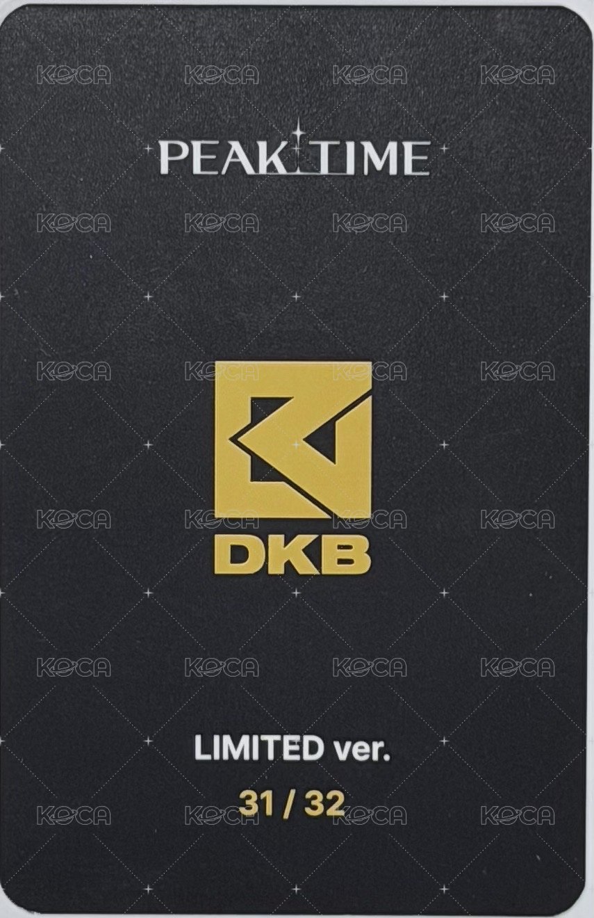 PEAKTIME 隨機卡  背面