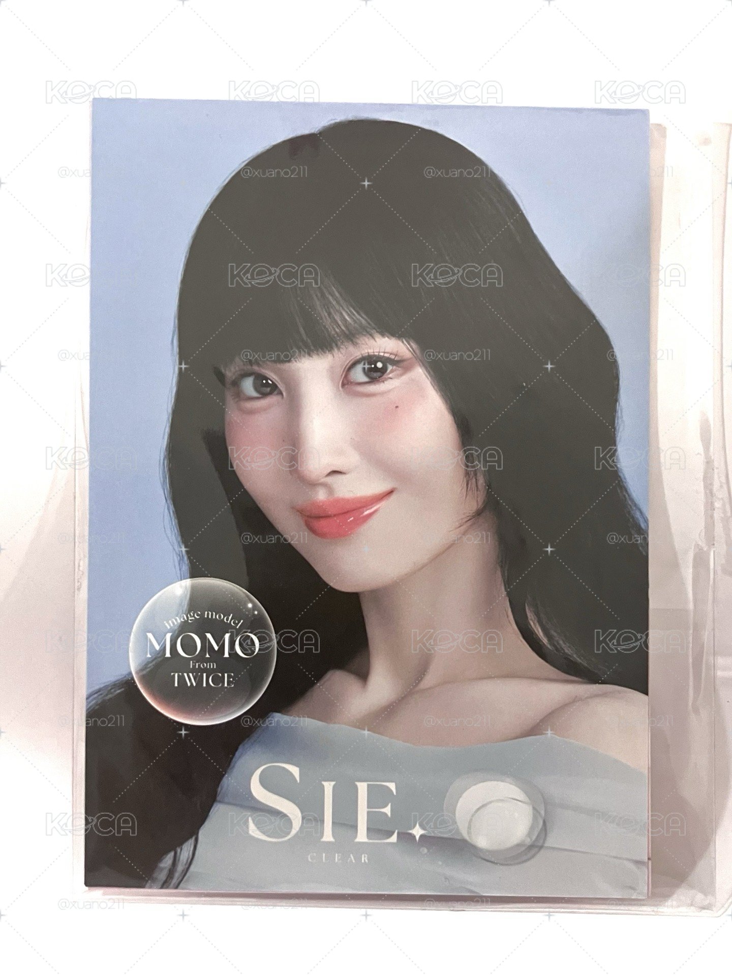 MOMO X SIE. 明信片（藍版）