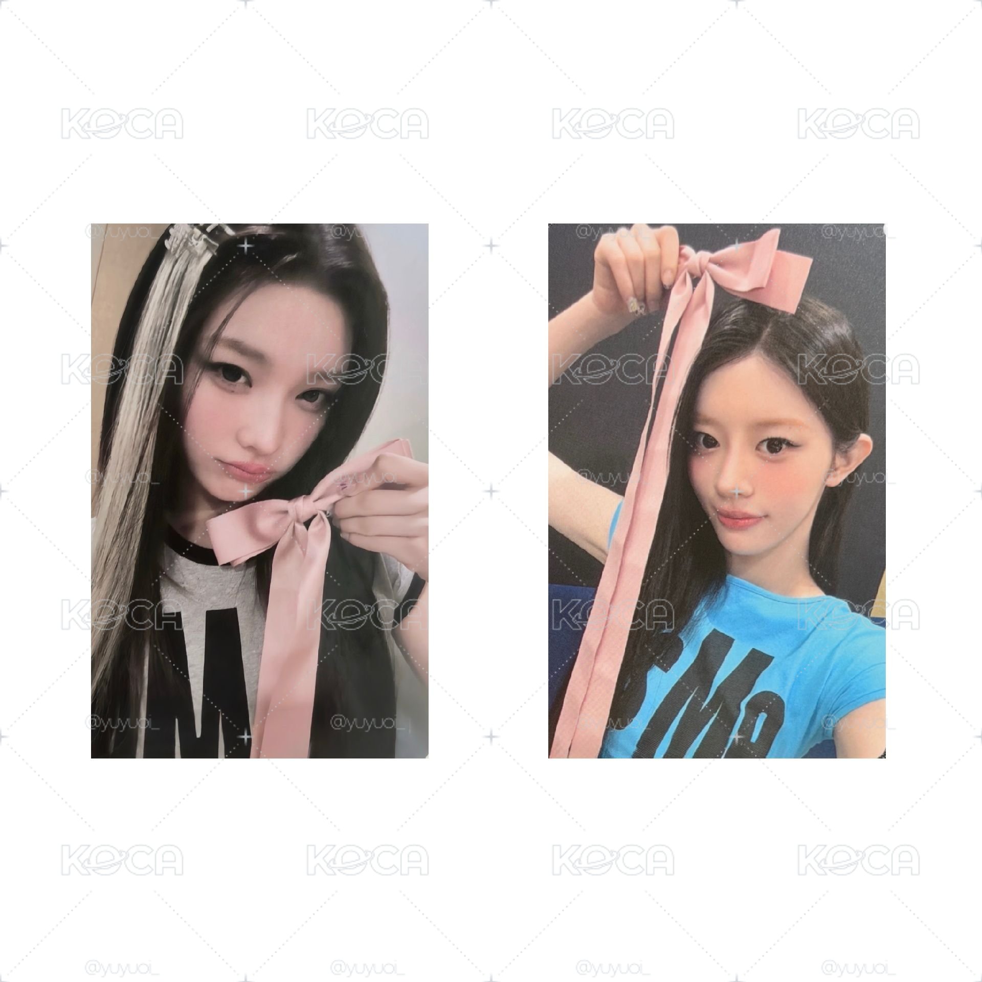 yzy 蝴蝶結 幸運卡 慜羽