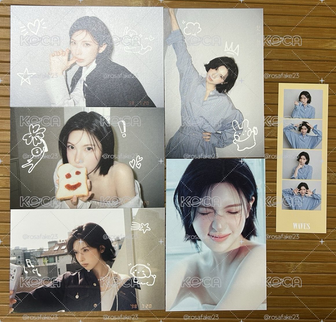 NMIXX 裴雜誌 明信片/手寫信/人生四格