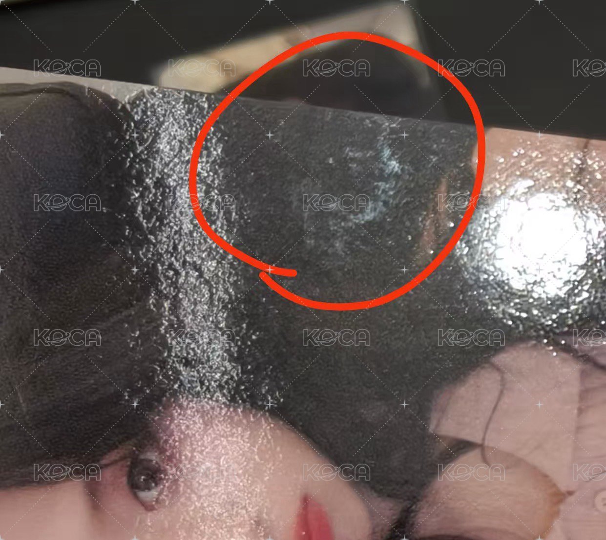 小白瑕 滑痕