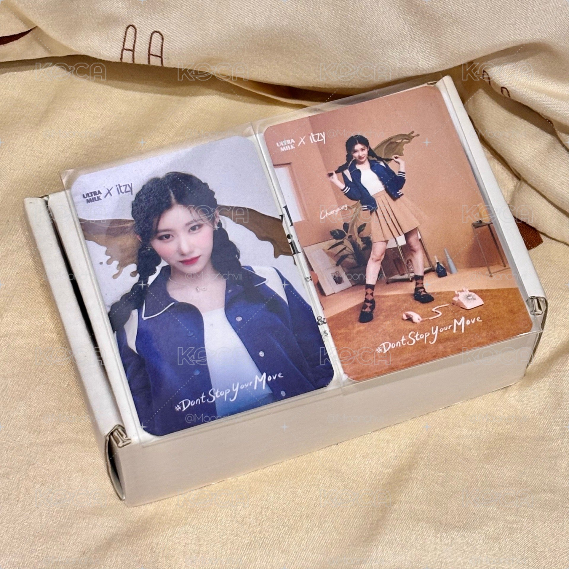 ITZY彩領 印尼牛奶卡代言卡