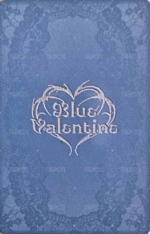 正規一 電子專 專輯卡 Blue 背面