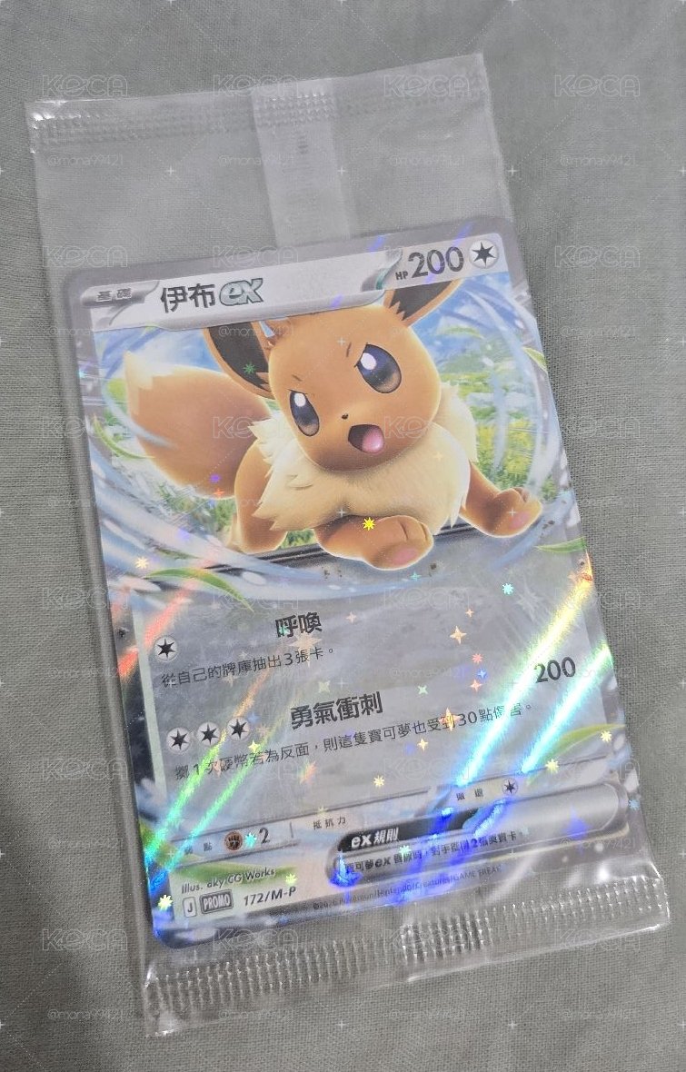 Mega 伊布特典卡 全新未拆