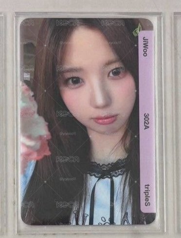 tripleS Jiwoo ASB26 pt.1 專輯卡 CC302