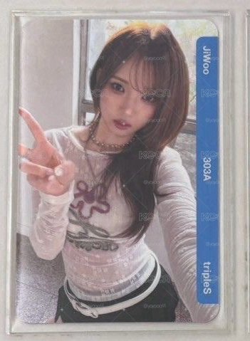 tripleS Jiwoo ASB26 pt.1 專輯卡 CC303