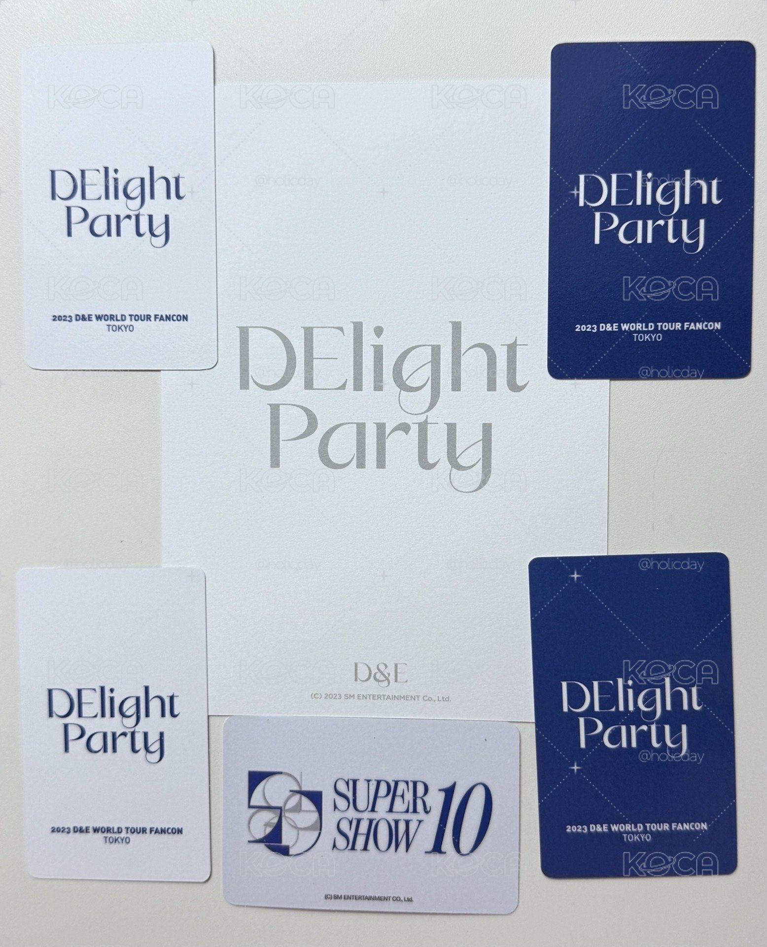 銀赫 日本DElight Party小卡明信片+SS10 幸運卡