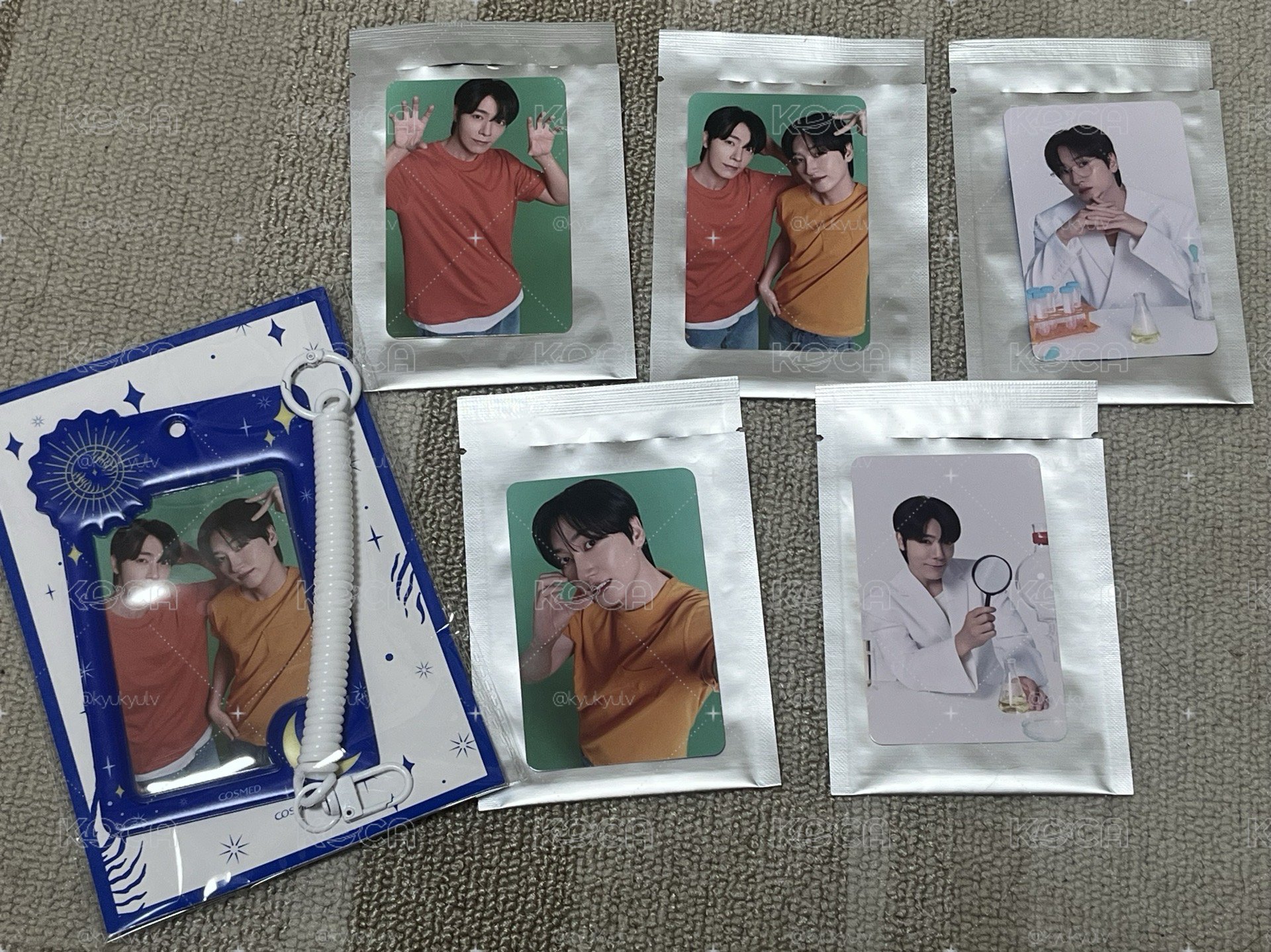 SJ D&E 康是美 五張小卡加卡套（含雙人卡）