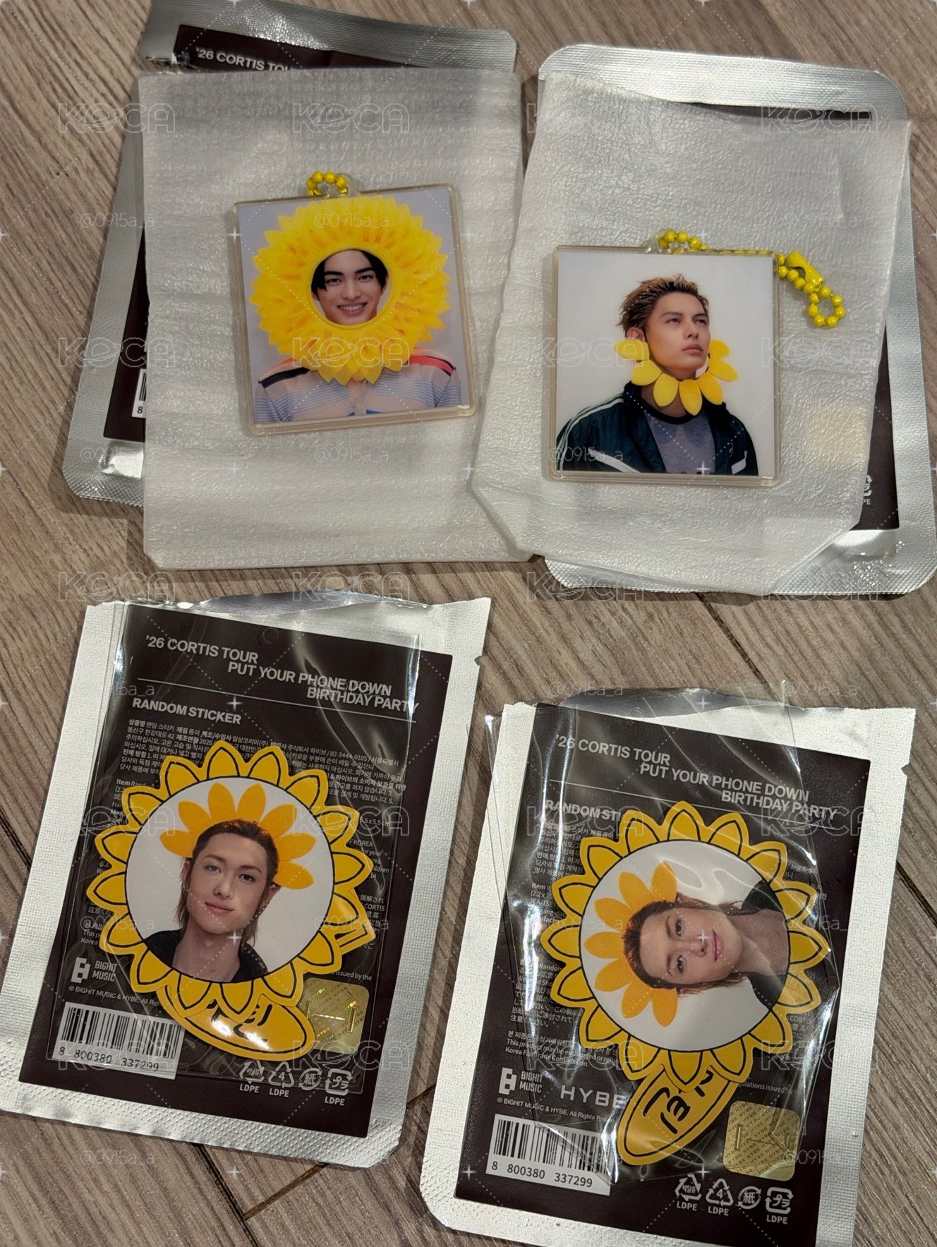 隨機吊飾、貼紙🌻
