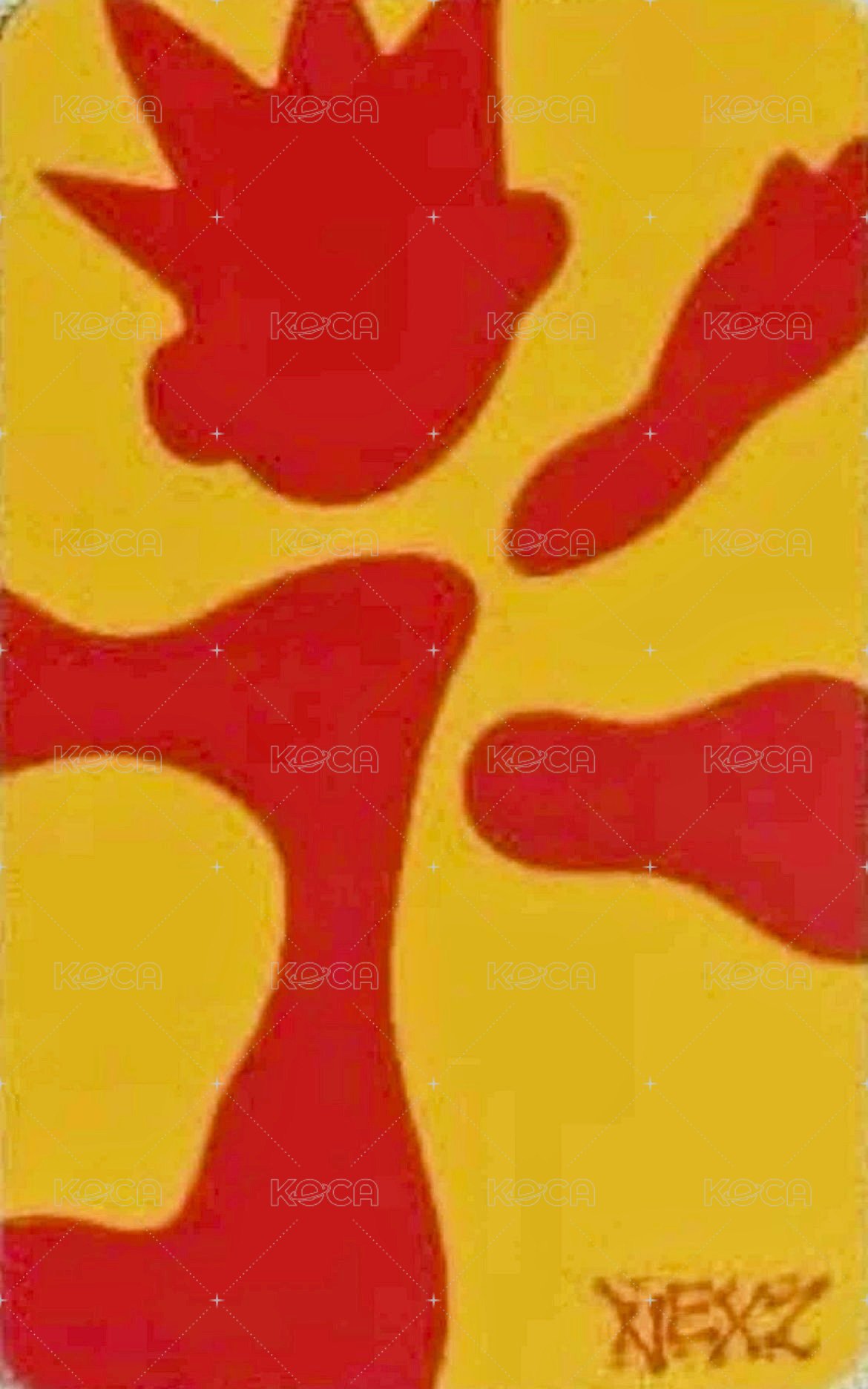 SAUCIN’ 專輯卡 YELLOW ver. 迷你卡 背面