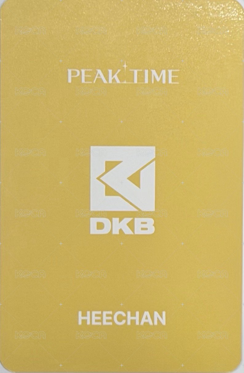 PEAKTIME 周邊卡  背面