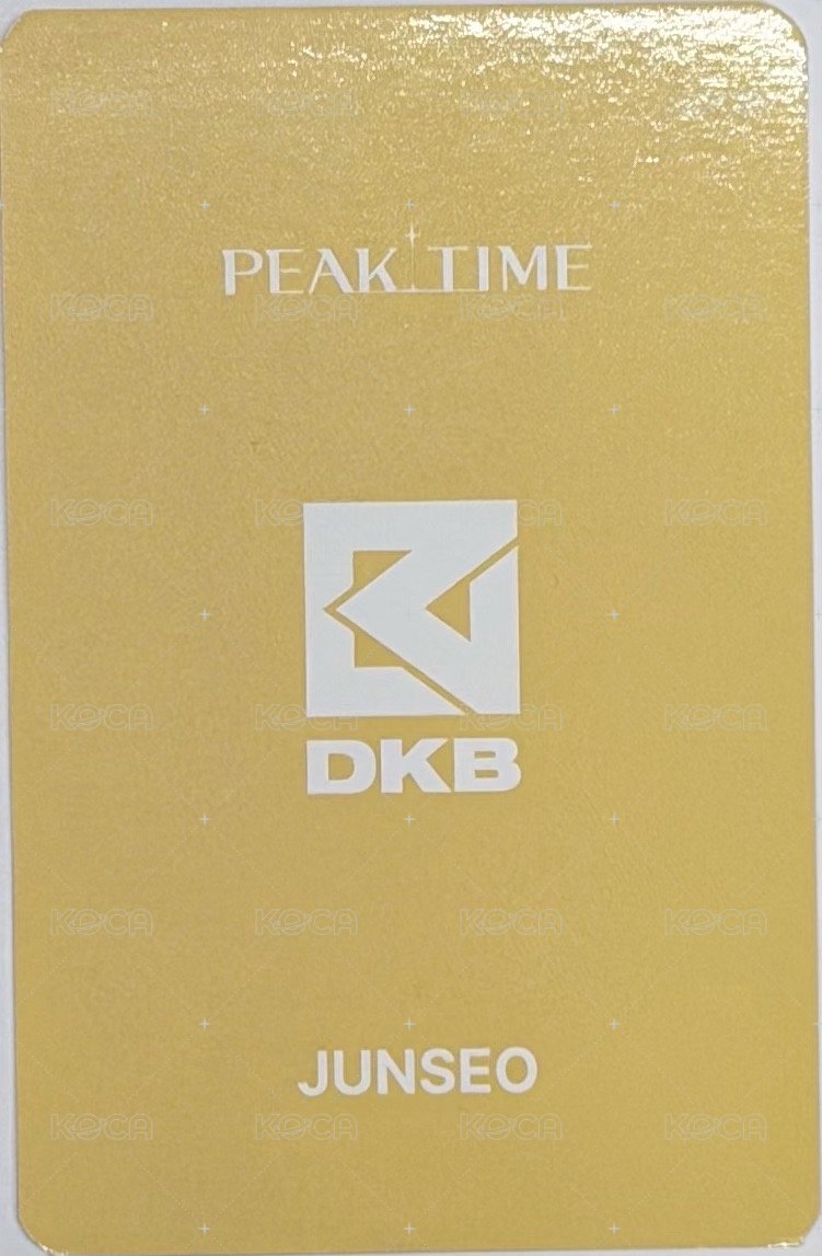 PEAKTIME 周邊卡  背面