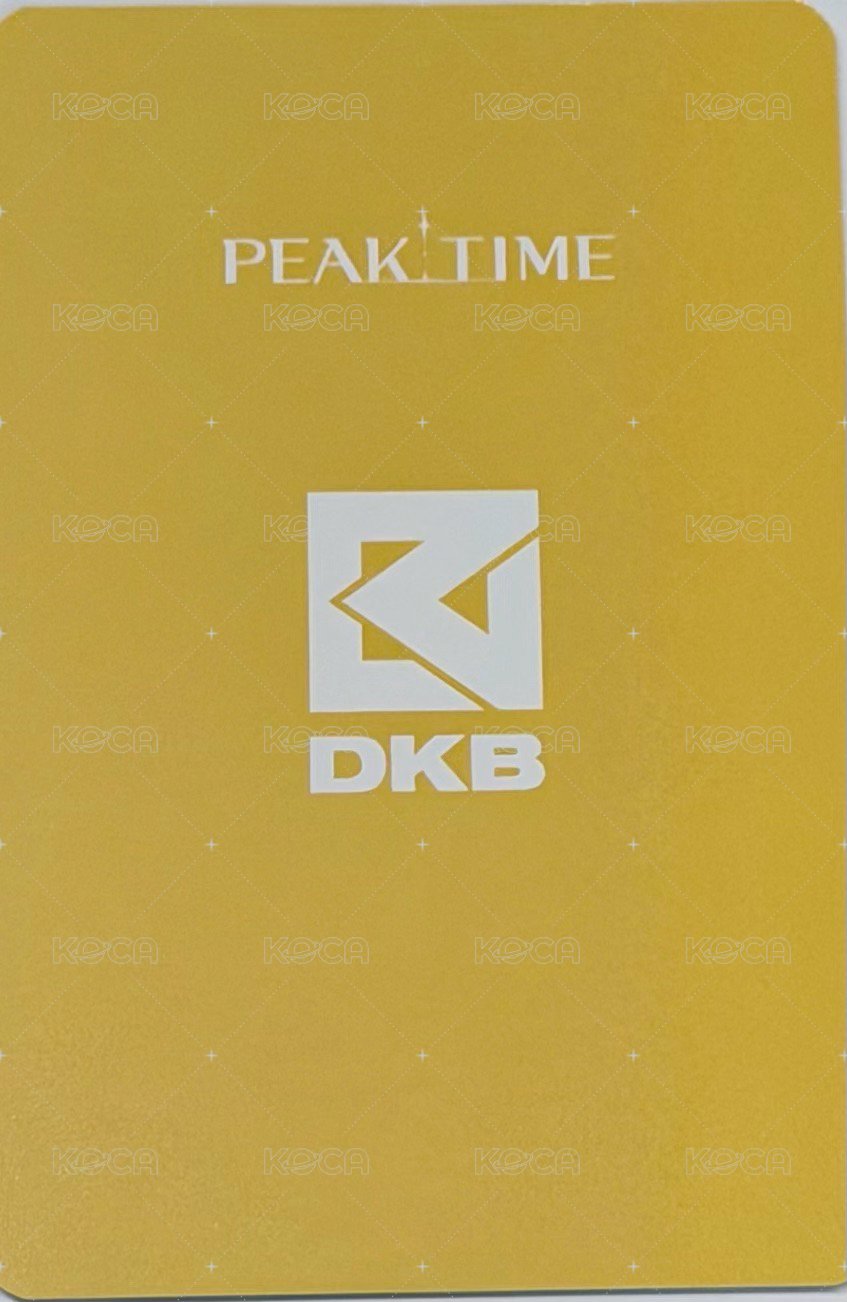 PEAKTIME 周邊卡  背面
