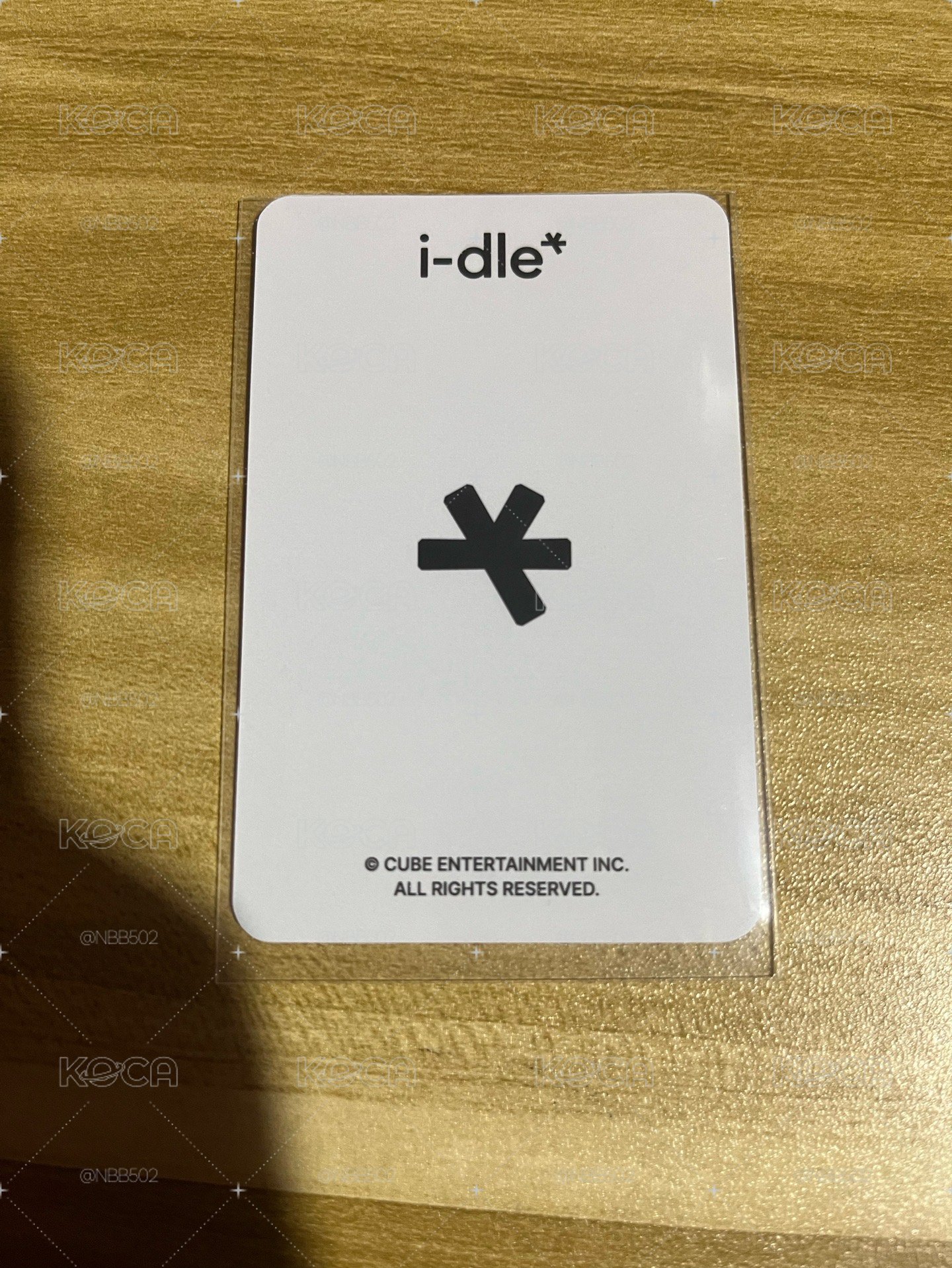 🏆 I-dle 手燈卡 薇娟