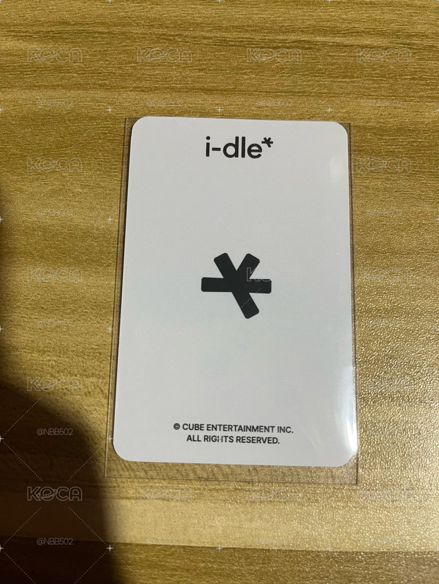 🏆 I-dle 手燈卡 雨琦