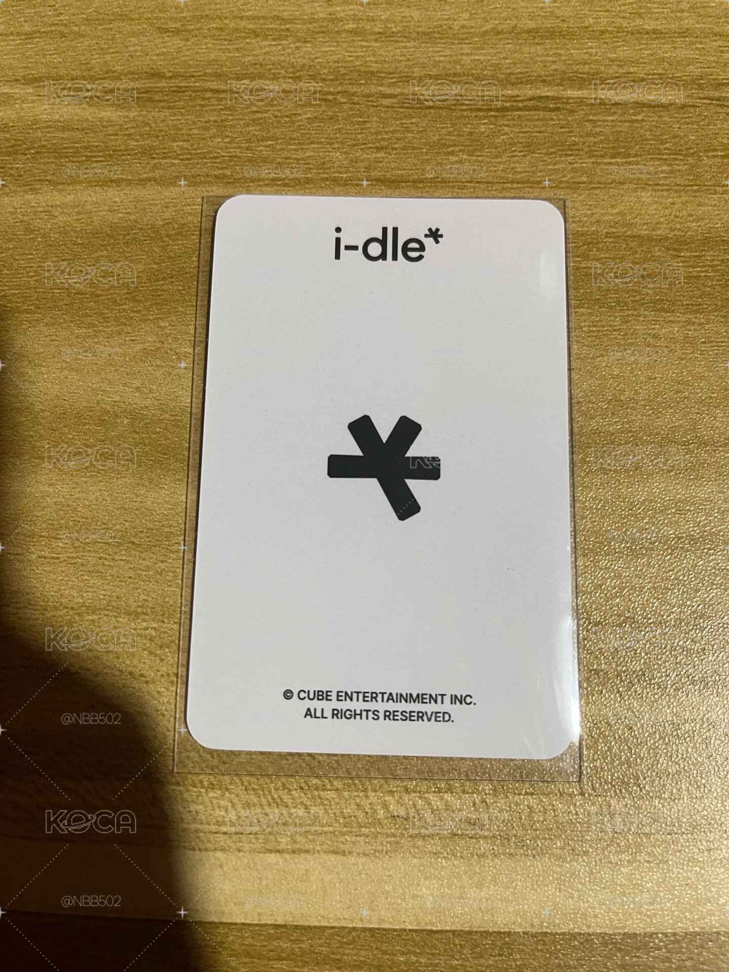 🏆 I-dle 手燈卡 舒華