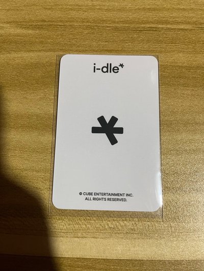 🏆 I-dle 手燈卡 舒華