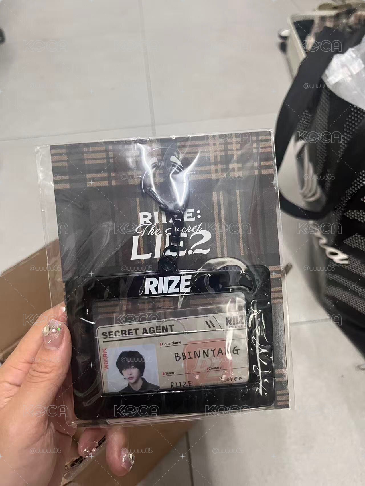 RIIZE 元彬 偵探ID卡