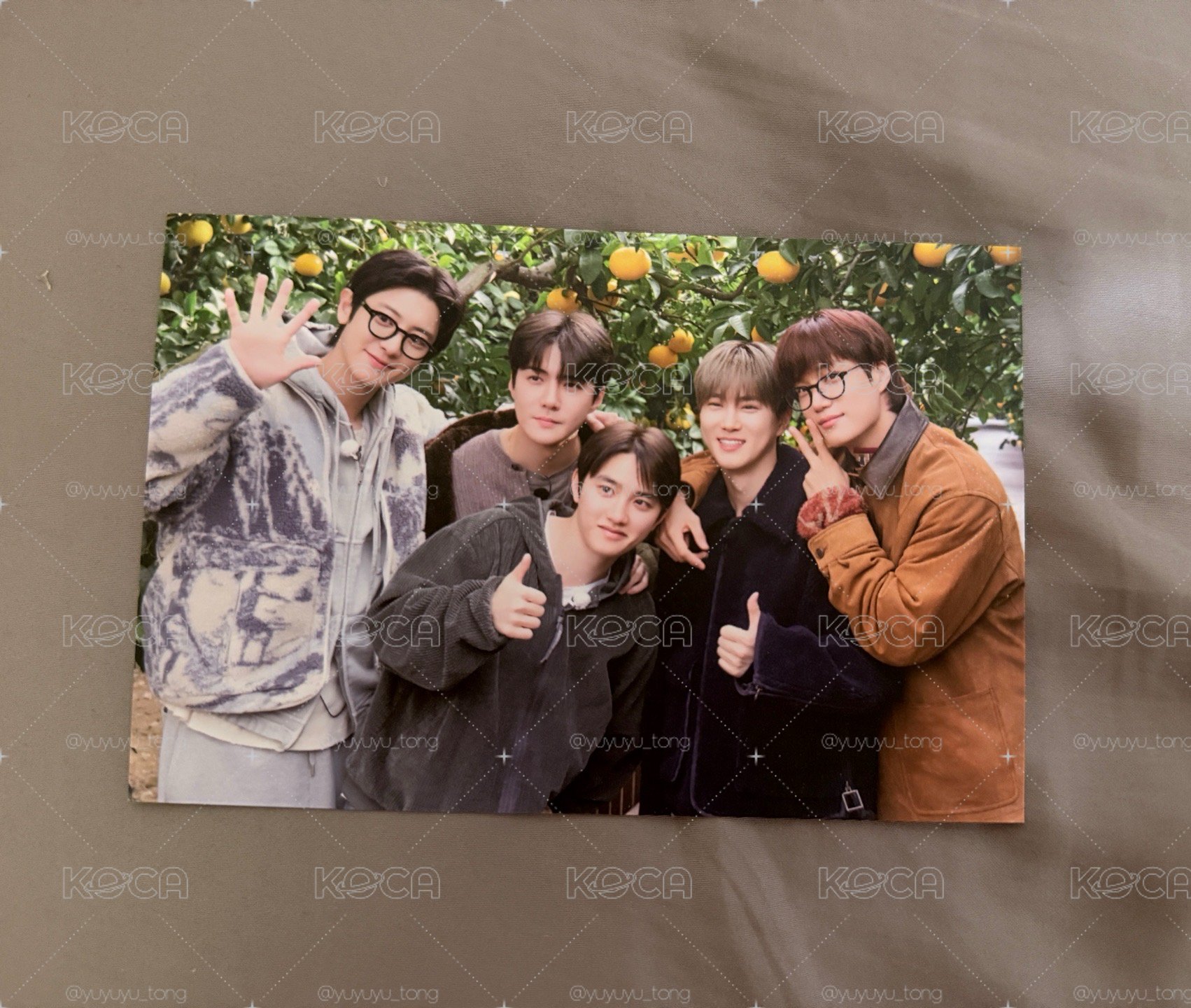 EXO-爬梯5寫真明信片