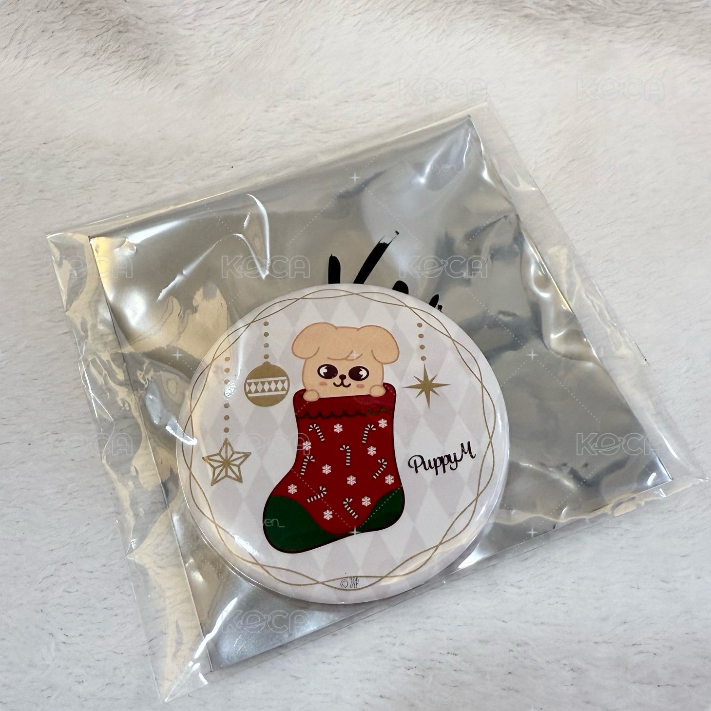 SKZ 聖誕快閃店 玟🐶徽章 PuppyM