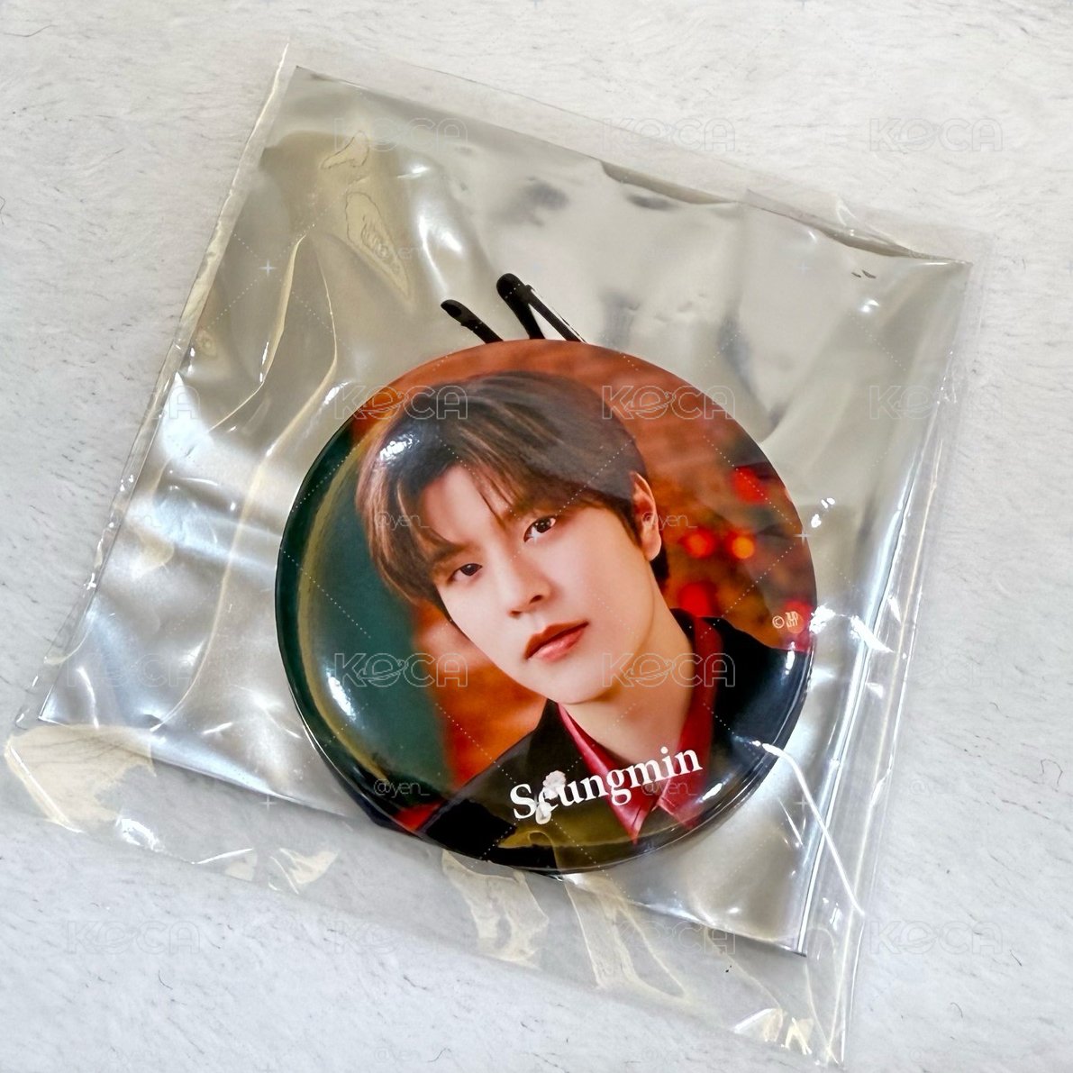 SKZ 聖誕快閃店 玟🐶徽章