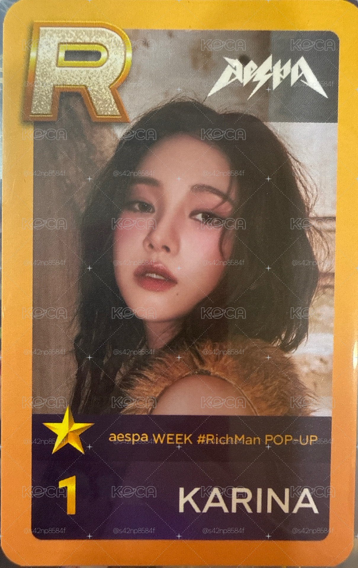 RM快閃任務卡 Karina 